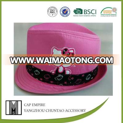 BSCI audit wholesale mini hat kid rock fedora hat