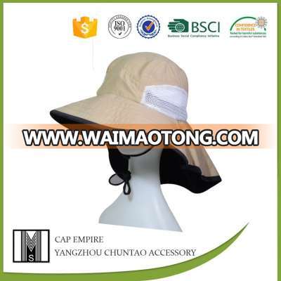 Sedex Audit women summer outdoor wide brim fishing bucket hats